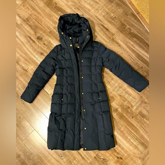Cole Haan signature box quilt down puffer navy blue - Picture 5 of 8